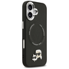 iPhone 17 Karl Lagerfeld Karl & Choupette Pins MagSafe tok Fekete - 2. kép