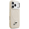 iPhone 17 Pro Max Karl Lagerfeld Karl & Choupette Pins MagSafe tok Bézs tok - 2. kép