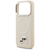iPhone 17 Pro Max Karl Lagerfeld Karl & Choupette Pins MagSafe tok Bézs tok - 4. kép