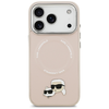 iPhone 17 Pro Max Karl Lagerfeld Karl & Choupette Pins MagSafe rózsaszín tok - 1. kép