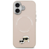 iPhone 17 Karl Lagerfeld Karl & Choupette Pins MagSafe rózsaszín tok - 1. kép