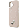 iPhone 17 Karl Lagerfeld Karl & Choupette Pins MagSafe rózsaszín tok - 4. kép