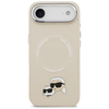 iPhone 17 Air Karl Lagerfeld Karl & Choupette Pins MagSafe tok Bézs - 1. kép