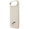 iPhone 17 Air Karl Lagerfeld Karl & Choupette Pins MagSafe tok Bézs - 4. kép