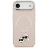 iPhone 17 Air Karl Lagerfeld Karl & Choupette Pins MagSafe rózsaszín tok - 1. kép