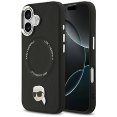 iPhone 17 Karl Lagerfeld Karl Pin MagSafe tok Fekete