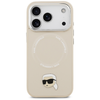 iPhone 17 Pro Max Karl Lagerfeld Karl Pin MagSafe tok Bézs - 1. kép