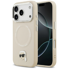 iPhone 17 Pro Max Karl Lagerfeld Karl Pin MagSafe tok Bézs