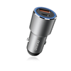 Dudao USB / USB autós töltő Type C Power Delivery Quick Charge 22.5 W Szürke (R4PQ) - 1. kép