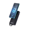 Dudao K15Pro Power Bank 20000mAh 22.5W PD USB-C / USB-A / Beépített Lightning és USB-C Kábelek - Fekete - 2. kép