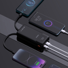 Dudao K15Pro Power Bank 20000mAh 22.5W PD USB-C / USB-A / Beépített Lightning és USB-C Kábelek - Fekete - 3. kép