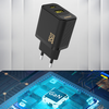 Dudao A27 MaxC 35W fali töltő + USB-C kábel - Fekete - 4. kép