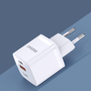 Dudao A13Pro EU 33W fehér hálózati USB-C töltő adapter - 4. kép