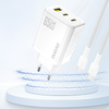Dudao A29 65W GaN Fali Töltő 2 x USB-C + 1 x USB-A - Fehér - 0. kép