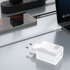Dudao A29 65W GaN Fali Töltő 2 x USB-C + 1 x USB-A - Fehér - 3. kép