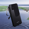 Dudao K11 Pro 20000mAh Powerbank beépített kábelekkel - Fekete - 1. kép