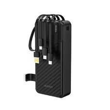 Dudao K11 Pro 20000mAh Powerbank beépített kábelekkel - Fekete