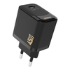 Dudao A28C 45W GaN Fali Töltő + USB-C Kábel - Fekete - 0. kép