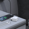 Dudao A28C 45W GaN Fali Töltő + USB-C Kábel - Fekete - 4. kép