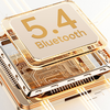 Dudao U20 Pro TWS Bluetooth vezeték nélküli fülhallgató - Fehér/bézs - 4. kép