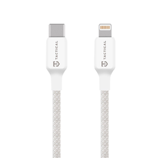 Tactical Stitch Thread Kábel USB-C/Lightning 2m Fehér