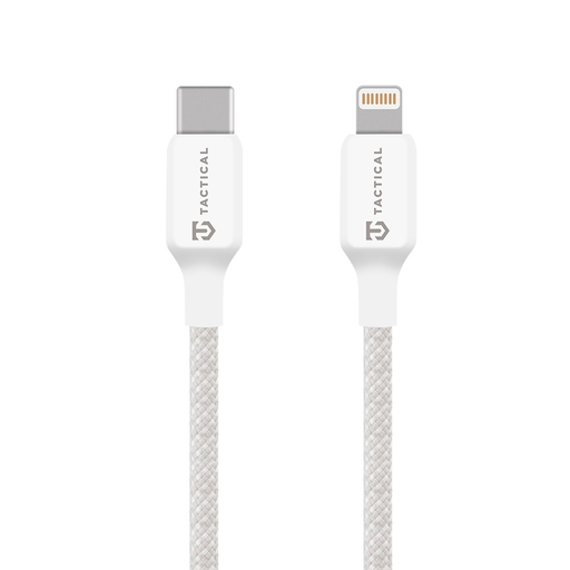 Tactical Stitch Thread Kábel USB-C/Lightning 2m Fehér