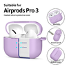 AirPods Pro 3 levendula színű szilikon tok - 2. kép AirPods Pro 3 levendula színű szilikon tok - 2. kép