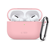 Apple AirPods Pro 3 Szilikon Kampó Tok Púder Rózsaszín - 1. kép Apple AirPods Pro 3 Szilikon Kampó Tok Púder Rózsaszín - 1. kép