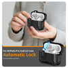 Apple AirPods Pro 3 Tech-protect Carbonox Magsafe Tok Fekete - 3. kép Apple AirPods Pro 3 Tech-protect Carbonox Magsafe Tok Fekete - 3. kép