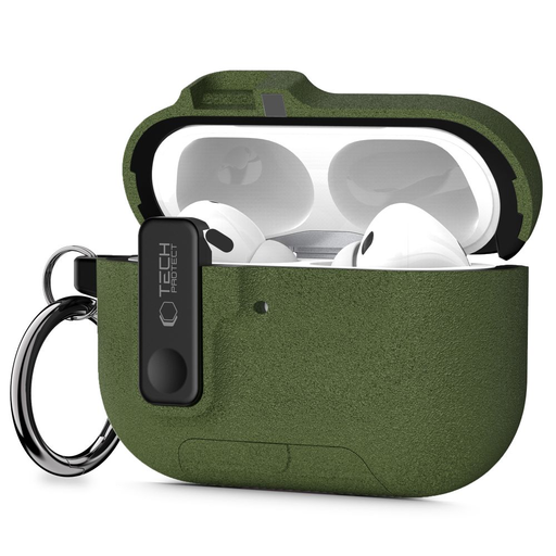 Apple AirPods Pro 3 Tech-protect Slim Hook Olívazöld tok Apple AirPods Pro 3 Tech-protect Slim Hook Olívazöld tok