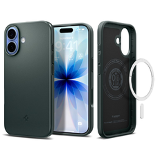 iPhone 17 Spigen Thin Fit Mag Magsafe tok Abyss Zöld