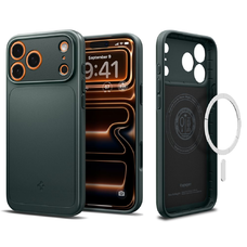 iPhone 17 Pro Spigen Thin Fit Mag Magsafe tok, Mélység Zöld