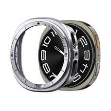 Samsung Galaxy Watch 8 (44 mm) Spigen Bezel Tune Pro Pilot ezüst tok