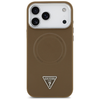 iPhone 17 Pro Max Guess - Hardcase Triangle Logo MagSafe (GUHMP17XPSDTSCMW) - Barna tok - 0. kép
