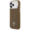 iPhone 17 Pro Max Guess - Hardcase Triangle Logo MagSafe (GUHMP17XPSDTSCMW) - Barna tok - 1. kép