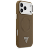 iPhone 17 Pro Max Guess - Hardcase Triangle Logo MagSafe (GUHMP17XPSDTSCMW) - Barna tok - 2. kép