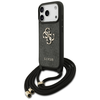 Apple iPhone 17 Pro Fekete Guess Crossbody Cord 4G Big Logo (GUHCP17LP4GMGCRK) tok - 0. kép