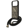 Apple iPhone 17 Pro Barna Guess Crossbody Cord 4G Big Logo (GUHCP17LP4GMGCRW) tok - 1. kép