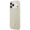 iPhone 17 Pro Max Guess - Croco Triangle Logo MagSafe (GUHMP17XPCRTHCD) - Arany tok - 3. kép