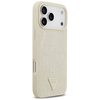 iPhone 17 Pro Max Guess - Croco Triangle Logo MagSafe (GUHMP17XPCRTHCD) - Arany tok - 4. kép