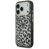 iPhone 17 Pro Max - Guess - Leopárd Csillogó MagSafe (GUHMP17XHLEGTGLK) - Fekete tok - 0. kép