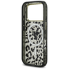 iPhone 17 Pro Max - Guess - Leopárd Csillogó MagSafe (GUHMP17XHLEGTGLK) - Fekete tok - 2. kép