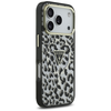 iPhone 17 Pro Max - Guess - Leopárd Csillogó MagSafe (GUHMP17XHLEGTGLK) - Fekete tok - 4. kép