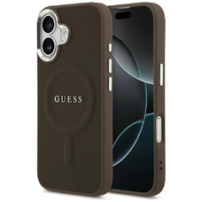 iPhone 17 Guess - Hardcase Classic Logo MagSafe (GUHMP17SPSAREGSW) - Barna tok