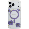 iPhone 17 Pro Max Guess Resin Flowers and Glitter MagSafe - Lila tok - 0. kép