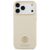 iPhone 17 Pro Max - Guess Grained Strass Logo MagSafe tok - Bézs (GUHMP17XPGCRMDEE) - 0. kép