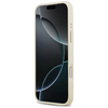 iPhone 17 Pro Max - Guess Grained Strass Logo MagSafe tok - Bézs (GUHMP17XPGCRMDEE) - 2. kép