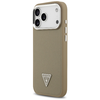 iPhone 17 Pro Guess - Grained Triangle Logo MagSafe (GUHMP17LPGTSPSW) - Barna tok - 2. kép