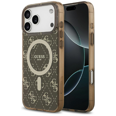 Apple iPhone 17 Pro Max barna Guess IML 4G Background MagSafe (GUHMP17XH4DTEW) tok