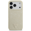 iPhone 17 Pro Guess - Croco Triangle Logo MagSafe (GUHMP17LPCRTHCD) - Arany tok - 1. kép